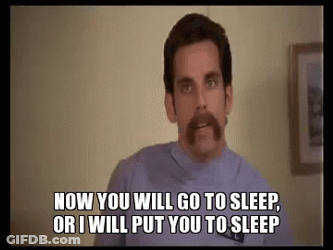 Serious Ben Stiller Sleep GIF