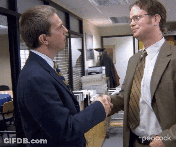 Serious Dap Handshake GIF