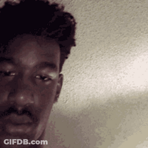 Serious Face Looking Down Staring Guy GIF