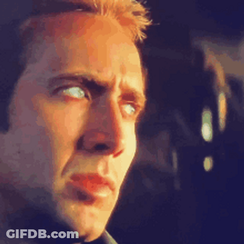 Serious Face Looking Far Away Nicolas Cage GIF