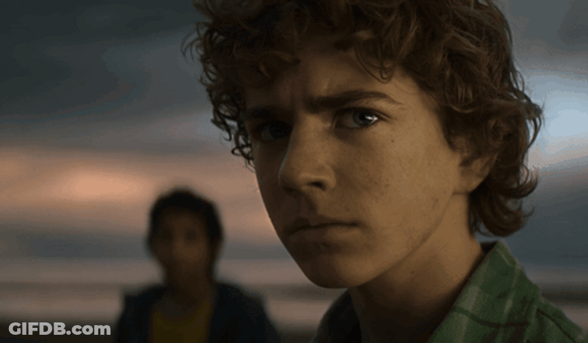 Serious Face Percy Jackson GIF