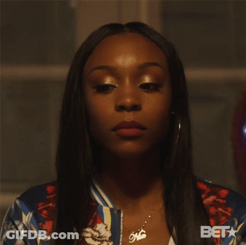 Serious Face Side Eye Gabrielle Graham GIF