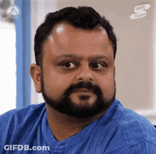 Serious Face Side Eye Wife Swap GIF