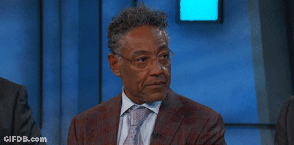 Serious Giancarlo Esposito Looking Away GIF