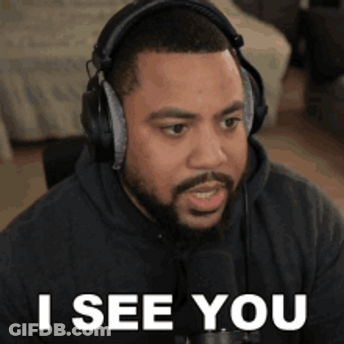 Serious Guy I See You Game Playing GIF