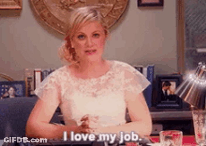 Serious Lady Formal Dress I Love My Job GIF