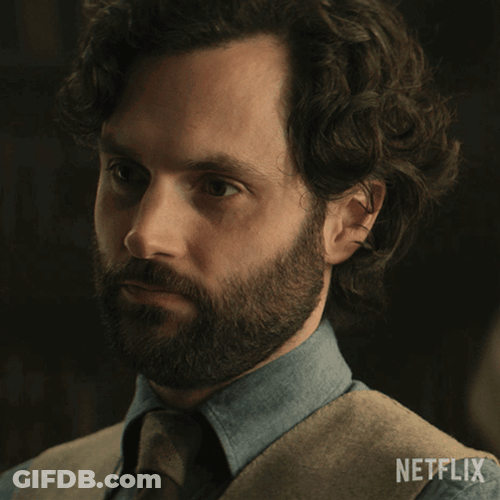 Serious Look Joe Goldberg GIF