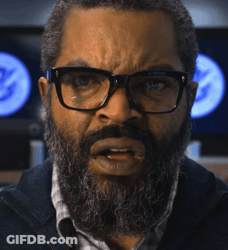 Serious Man With Glasses And Beard GIF
