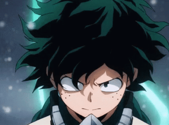 Serious Mode Midoriya GIF