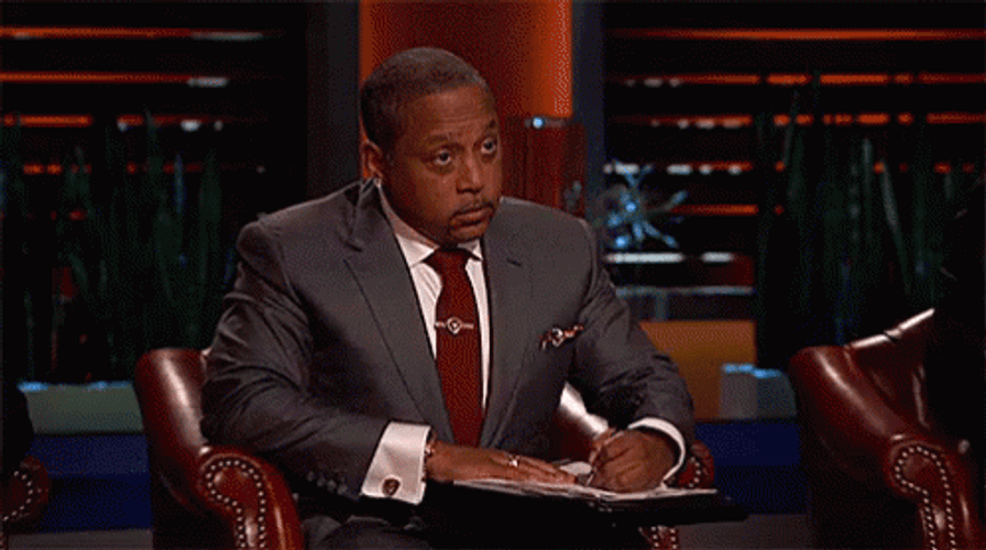 Serious Shark Daymond John On Shark Tank GIF