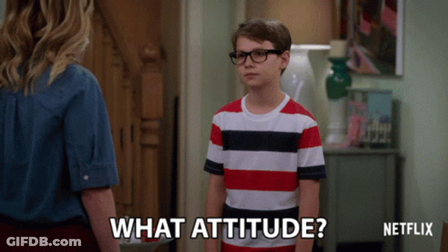 Serious What Attitude Finn Carr GIF