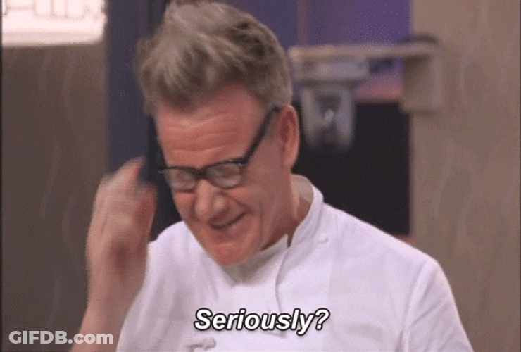 Seriously Angry Gordon Ramsay Hell’s Kitchen GIF
