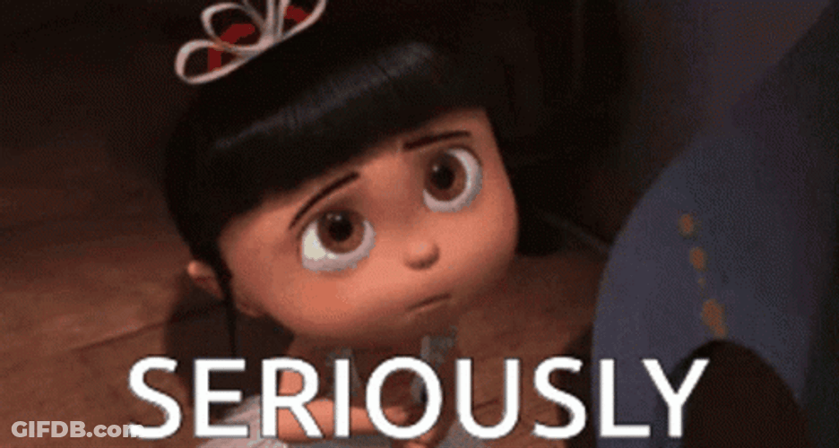 Seriously Sad Agnes Gru Despicable Me GIF