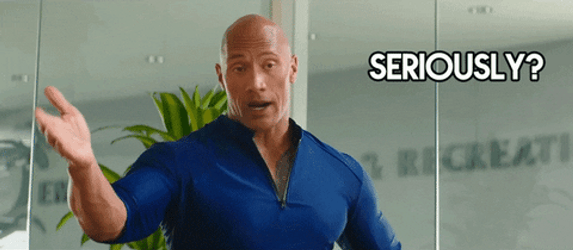 Seriously The Rock Dwayne Johnson Baywatch GIF