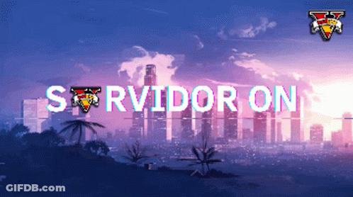 Servidor On Pixel Art Style GIF