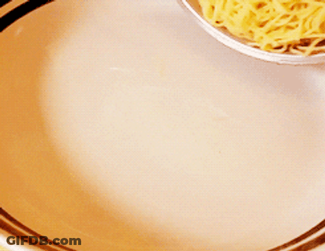 Serving Spaghetti Food Cooking GIF