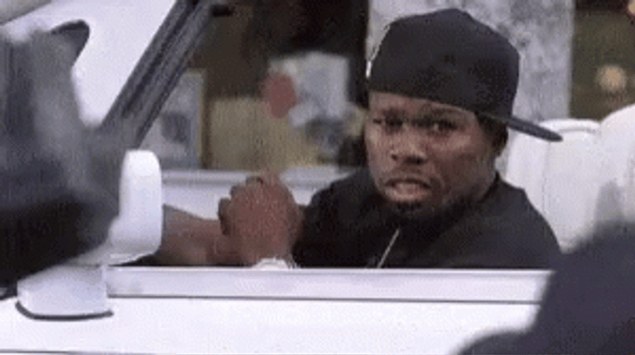 Sesame Street Bert And  50 Cent Car Meme GIF