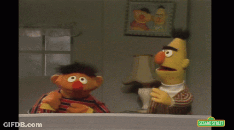 Sesame Street Bert And Ernie Dancing GIF