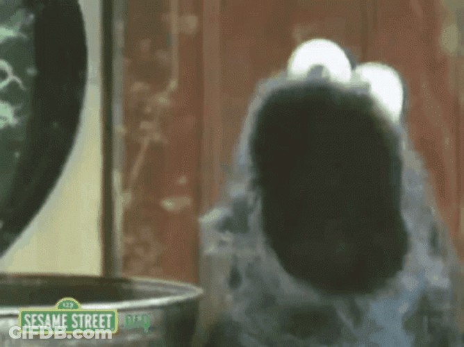 Sesame Street Cookie Monster Muppet GIF