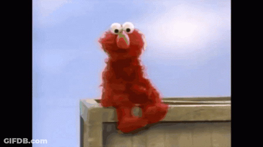 Sesame Street Elmo Bored GIF