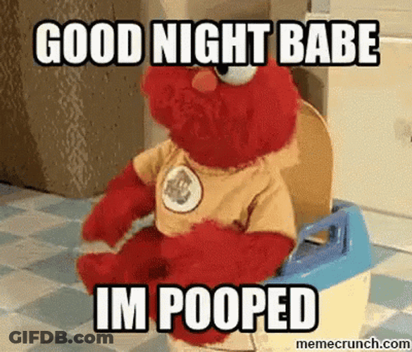 Sesame Street Elmo Good Night Babe GIF