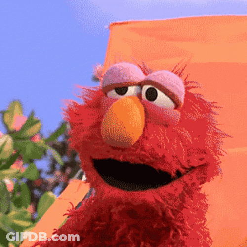 Sesame Street Elmo Shaking GIF