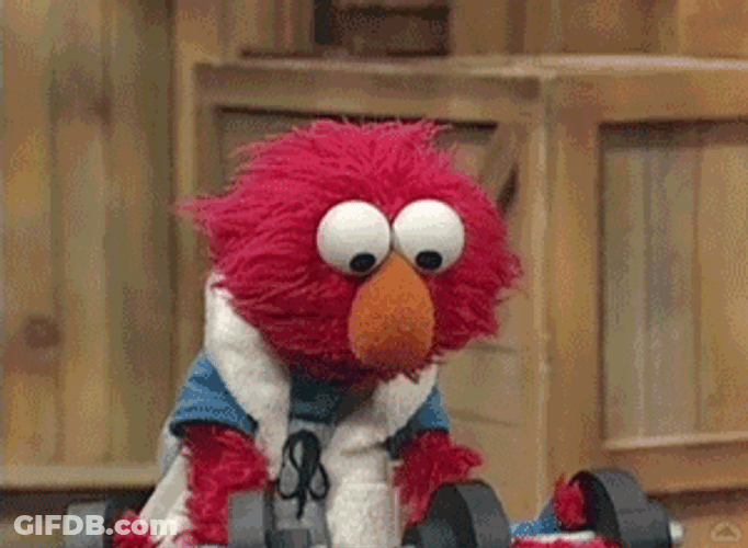 Sesame Street Elmo Training GIF