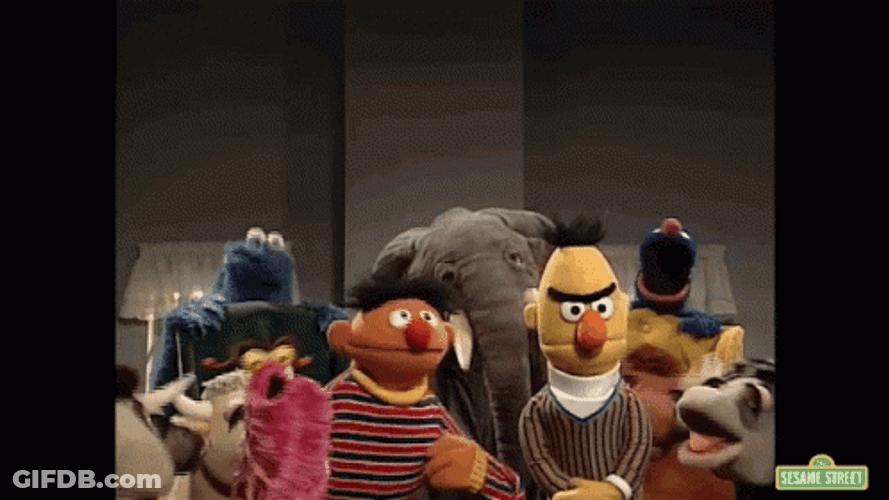 Sesame Street Ernie And Bert GIF