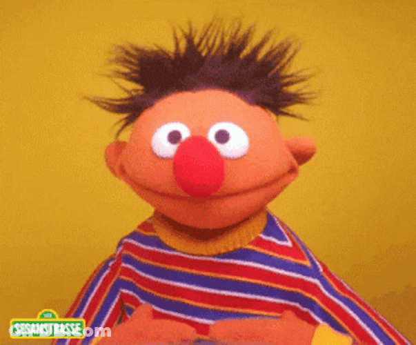 Sesame Street Ernie Thumbs Up GIF