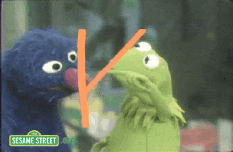 Sesame Street Kermit Falling Off Building GIF
