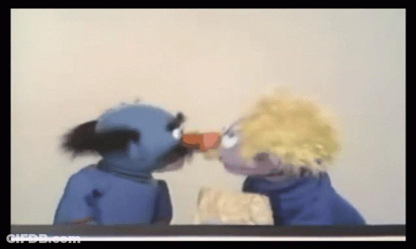 Sesame Street Muppet Letter C GIF