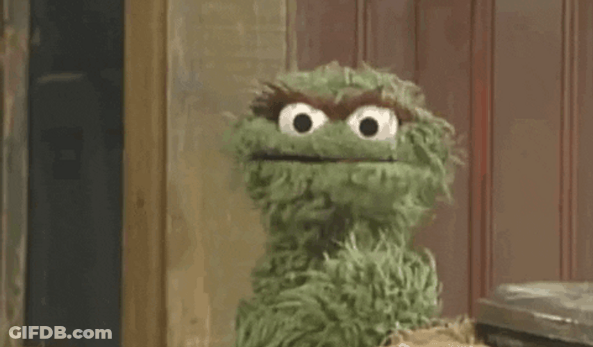 Sesame Street Oscar Grouch Online GIF