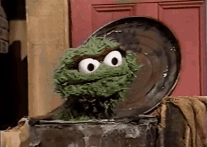 Sesame Street Oscar The Grouch GIF