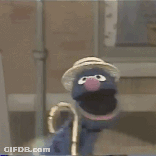 Sesame Street The Muppet Grover GIF