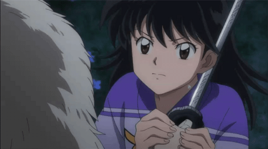 Sesshomaru Can't Kill Rin GIF
