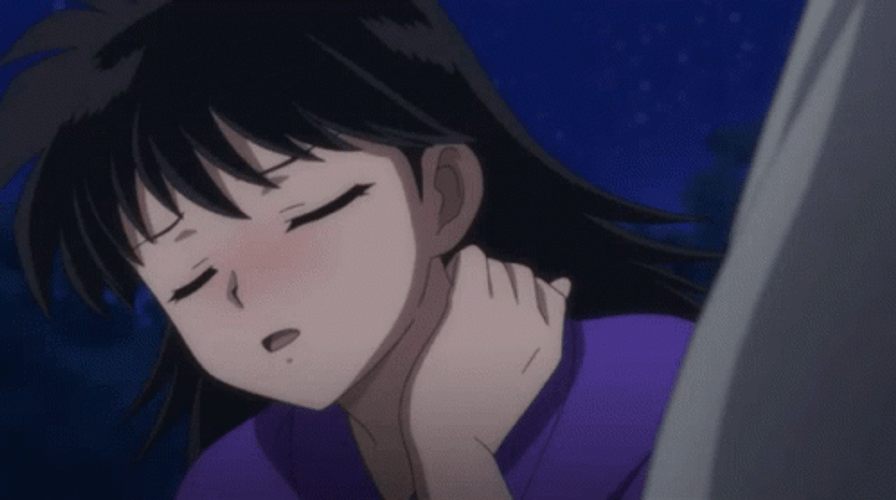Sesshomaru Catching Rin Fainting GIF