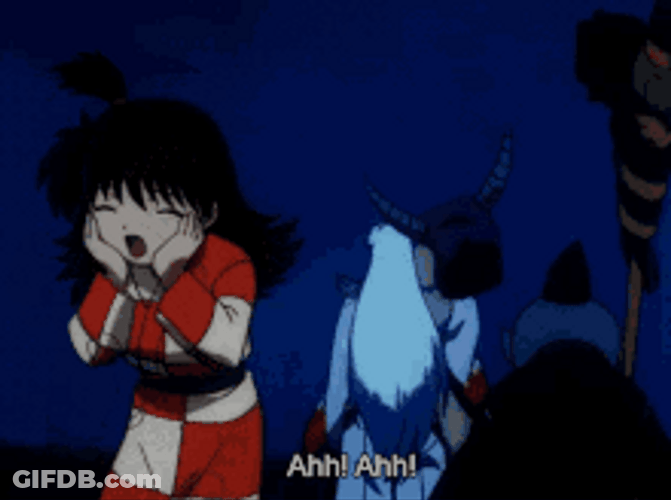 Sesshomaru Leaving Rin Behind GIF