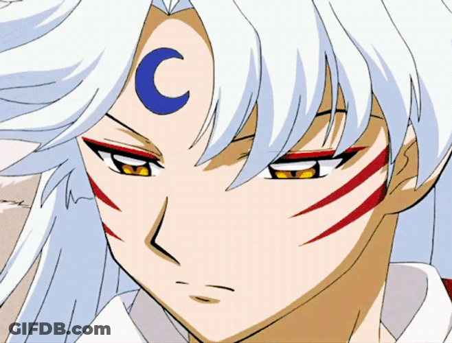 Sesshomaru Looking Sad GIF