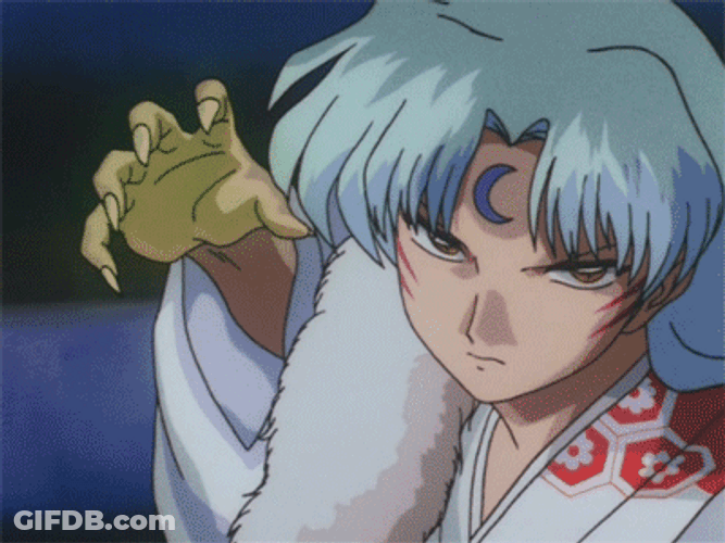 Sesshomaru Poison Hands GIF