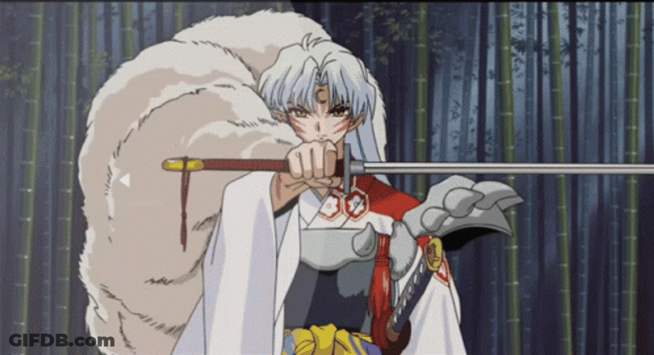 Sesshomaru Powerful Sword Bakusaiga GIF