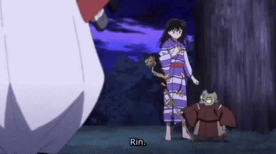 Sesshomaru Ready To Kill Rin GIF
