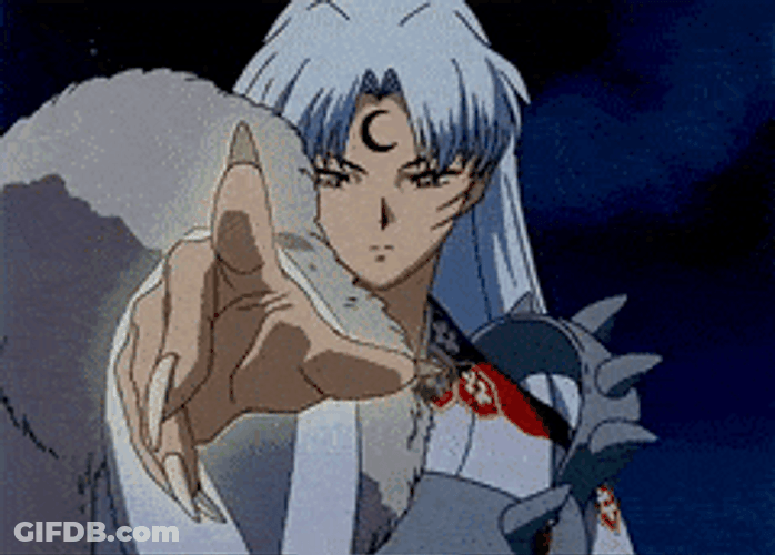 Sesshomaru Using His Claws GIF