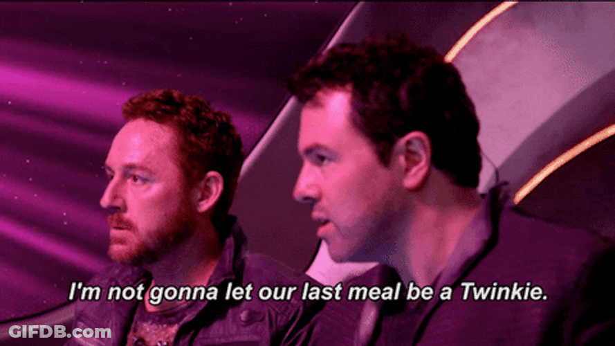 Seth MacFarlane Twinkie Last Meal GIF