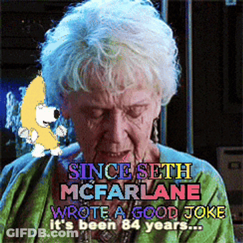 Seth Mcfarlane Family Guy GIF
