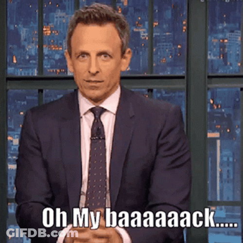 Seth Meyers I Need A Backiotomy GIF