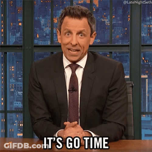 Seth Meyers It's Go Time GIF