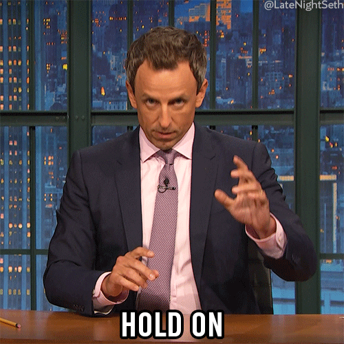 Seth Meyers Just Hanging Around GIF