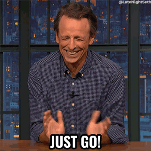 Seth Meyers You Need To Leave Just Go GIF