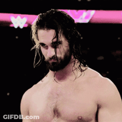 Seth Rollins Being A Bit Scary GIF
