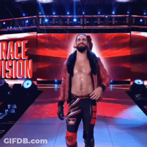 Seth Rollins In High Spirit GIF